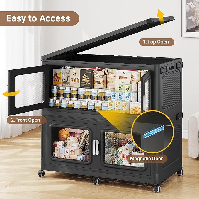 BROVIEW 900 Qt Stackable Storage Bin - Image 6