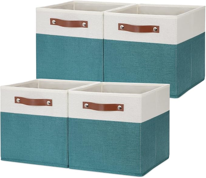 HNZIGE Fabric Storage Cube Bins Baskets - Image 8