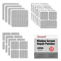 28 Sheets Window Screen Patches Repair Kit, Strong Adhesive Fiberglass Quick by Secopad