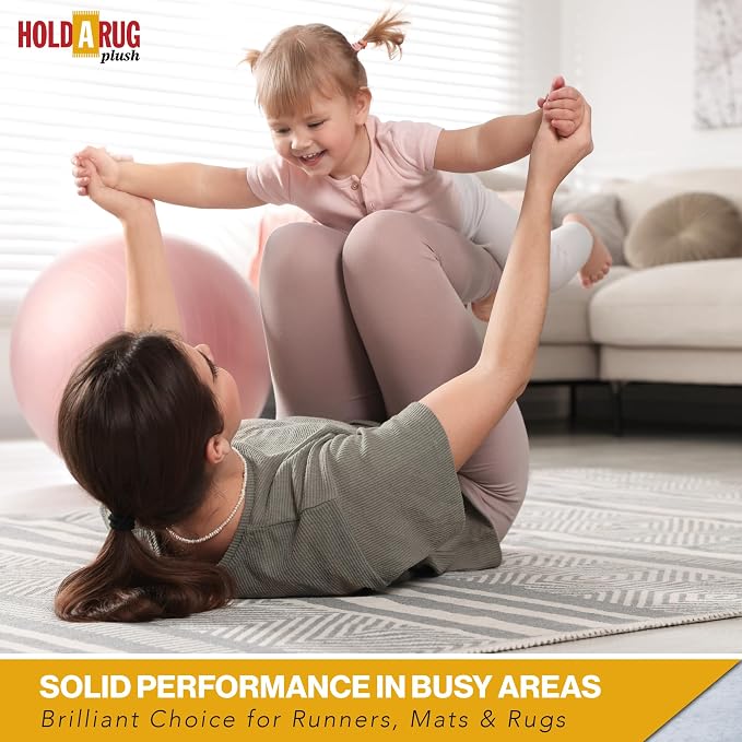Hold-a-Rug Plush 8' x 11' Nonskid, Nonslip Rug Pad, Reversible Gripper - Image 6