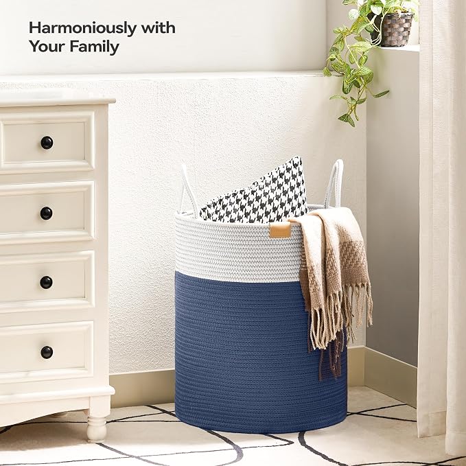 Laundry Hamper 62L, Large Laundry Basket - Image 2