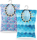 2 Pcs Summer Clothes Pin Bag Mermaids Clothespin Bag Holder Clothespin Holder by Unknown