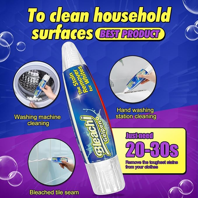 Bleach Pen For Clothing, Bleach Pen, Stain Remover Pen, Clothing Bleached DIY - Image 3