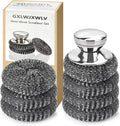 7PCS Steel Wool Scrubber Pads, Stainless Steel Scrubber Set by Unknown