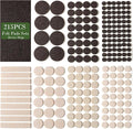 Fursafe&Q Felt Furniture Pads, Furniture Felt Pads by FursafeQ