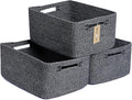 Large Storage Baskets for Shelves, Closet Organizers Bins for Clothes Blanket by MiniArkStorageBasketsHome