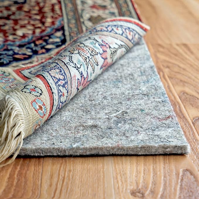 RUGPADUSA - Dual Surface - 6'x8' - 1/4" Thick - Felt + Rubber - Non-Slip by RugPadUSA