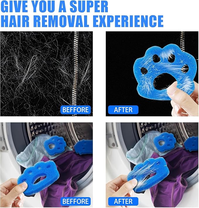 Reusable Pet Hair Remover for Laundry, Effective Cat & Dog Hair Catcher for - Image 2