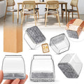 24PCS Rectangular Chair Leg Floor Protectors, Furniture Sliders, Non-Slip Felt by Indemo