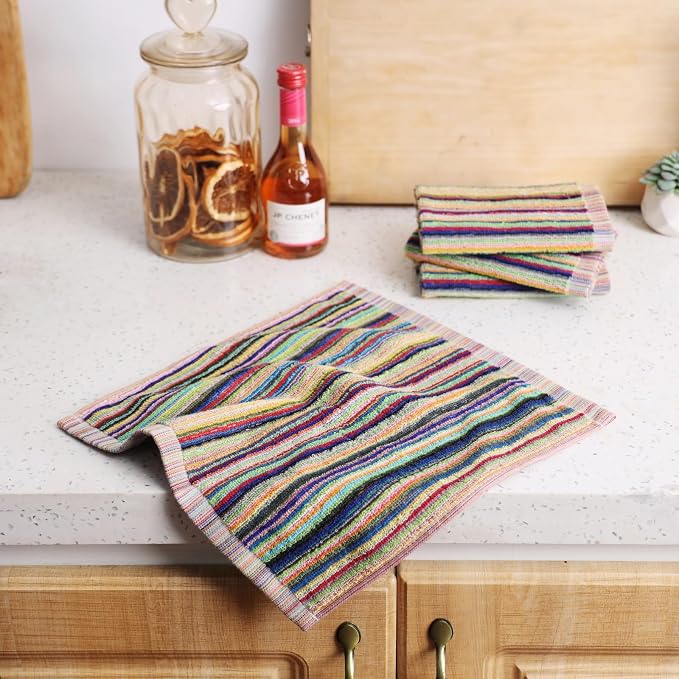 Oeleky Kitchen Dishcloths for Washing Dishes, Ultra Absorbent Dish Rags - Image 5