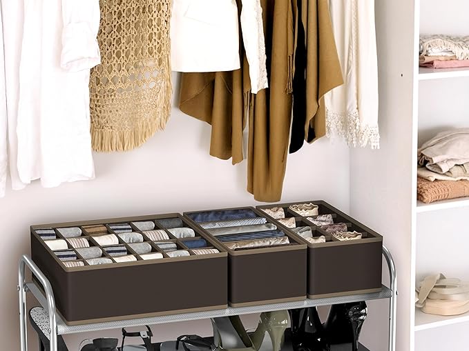Simple Houseware 4-Pack Drawer Organizer Set - Image 8