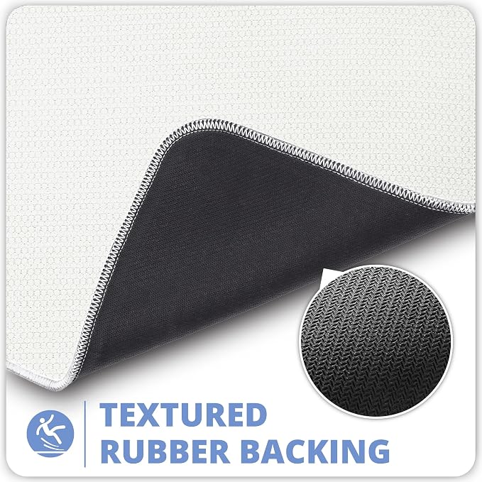Bath Mat, Ultra Thin Bathroom Rugs, Rubber Bath Mats - Image 5