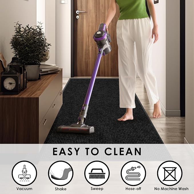 3′ x 60′ Front Door Mat Indoor Outdoor Entrance, Commercial Floor Mat Heavy - Image 6
