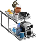 HOLDN’ STORAGE Two Tier Pull Out Cabinet Organizer, Individual Sliding Drawers by HOLDN%E2%80%99STORAGE