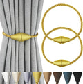 2 Pack Magnetic Curtain Tiebacks Rope Modern Handmade Curtain Tie Backs by CurtianTiebacks