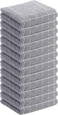 Homaxy 100% Cotton Terry Kitchen Dish Cloths, Ultra Soft and Absorbent Dish by Homaxy