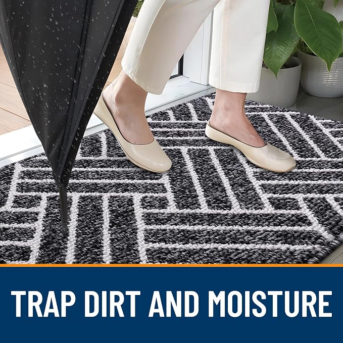 OLANLY Large Indoor Door Mat, 71x47 Inch, Dirt Resistant and Absorbent - Image 2