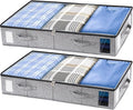 combocube 2 Pack Under Bed Storage Containers, Stackable Closet Organizers and by combocube