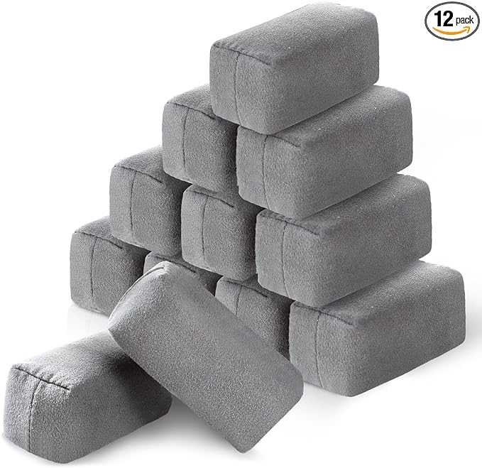 Riakrum 12 Pack Microfiber Applicator Pads Suede Car Detailing Sponge Ceramic by Riakrum