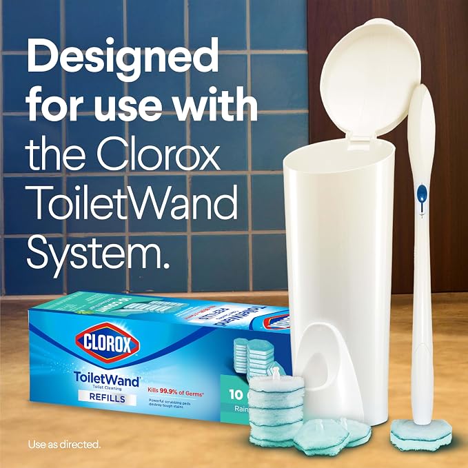 Clorox ToiletWand Toilet Cleaner Refills, Toilet brush, Rainforest Rush - Image 3