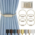 Magnetic Curtain Tiebacks 6 Pack Beige Curtain Rope Tieback Curtain Holders by CURTAINTIEBACKS