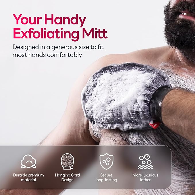 Exfoliating Mitt, Body Scrubber - Image 6