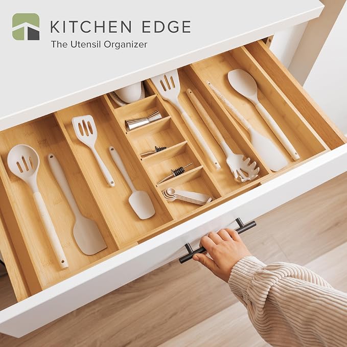 KitchenEdge Adjustable Kitchen Drawer Organizer - Image 2