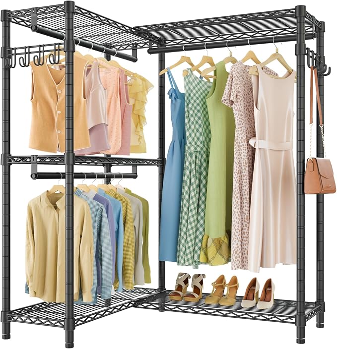 VIPEK L4 Garment Rack L Shaped Clothes Rack by VIPEK