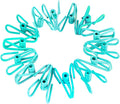 30 Pack Blue Chip Bag Clips for Food by RIVEDA