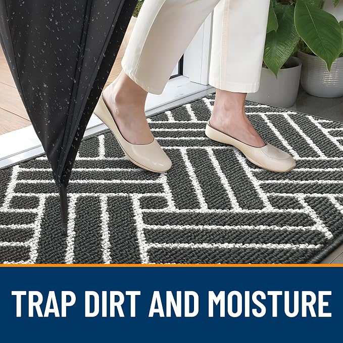 OLANLY Indoor Door Mat, 36x24 Inch, Dirt Resistant and Absorbent, Non-Slip - Image 2