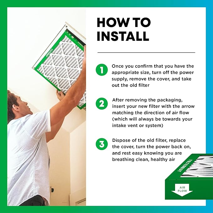 Filterbuy 16x20x1 Air Filter MERV 8 Dust Defense Replacement, Electrostatic - Image 5