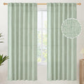YoungsTex Sage Green Linen Curtains by YoungsTex