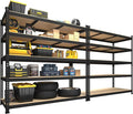 PrimeZone 2 Pack Heavy Duty Adjustable 5 Tier Garage Storage Shelves by PrimeZone