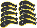 Sword &Shield sports Neoprene Zipper Golf Club Iron Head Covers Iron Covers by Unknown