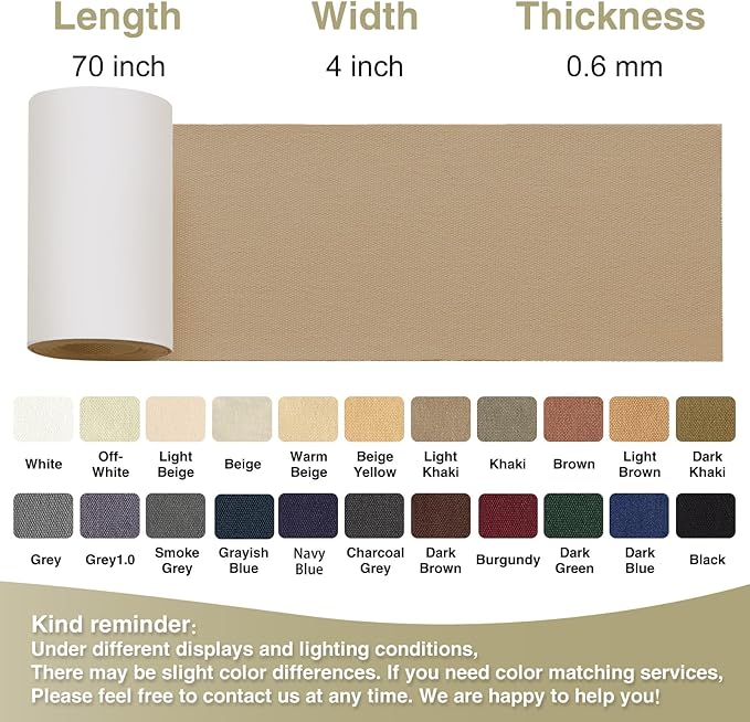 Canvas Repair Tape 4×70 Inch Waterproof Self-Adhesive Fabric Repair Patch - Image 4