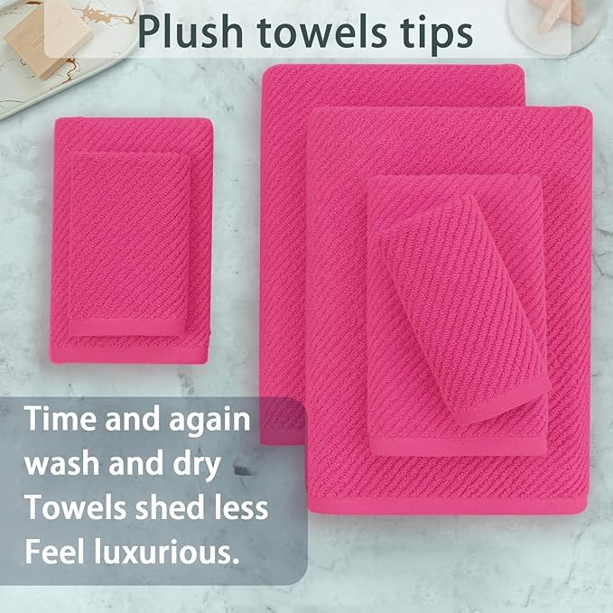Hot Pink Towels - Image 5