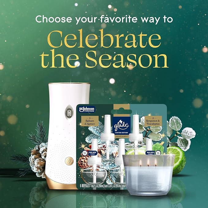 Glade PlugIns Refills Air Freshener, Balsam & Spruce and Bergamot & Eucalyptus - Image 7