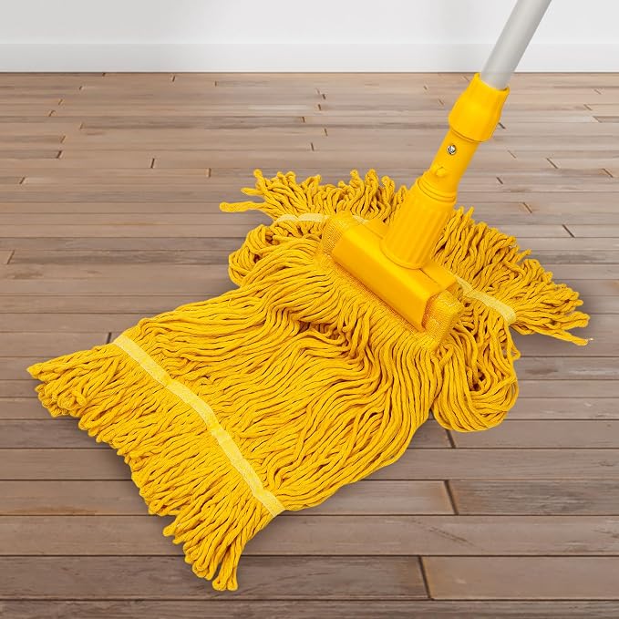 Pack of 2 Heavy Duty Commercial Mop Head Replacement, General Cleaning Mop - Image 4