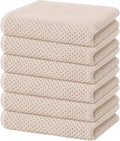 Homaxy 100% Cotton Waffle Weave Kitchen Dish Towels, Ultra Soft Absorbent Quick by Homaxy
