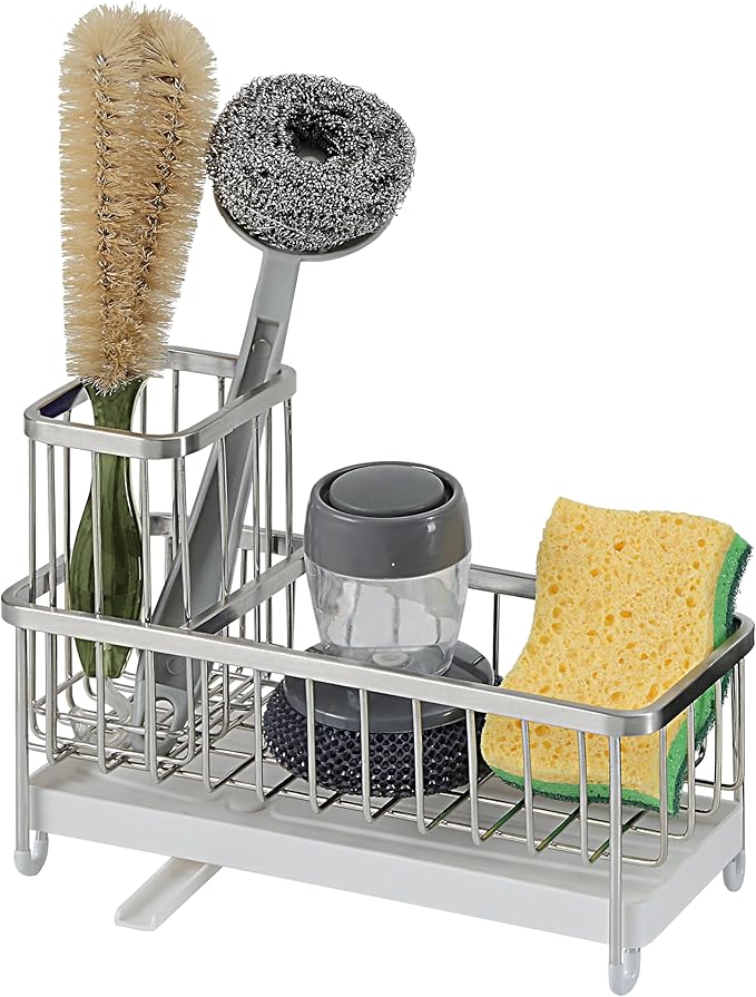 SunnyPoint Never Rust Stainless Utensil, Sink Cleaning Tools Holder by SunnyPoint