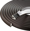 V Shape Foam Weather Stripping Door Frame Seal Strip 33FT Brown, Draft Stopper by KNEELISA