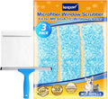 KEEPOW 10" Microfiber Window Scrubber Refill Replacement Compatible by KEEPOW