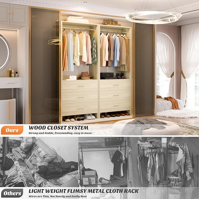 Aheaplus 2FT Closet System - Image 4