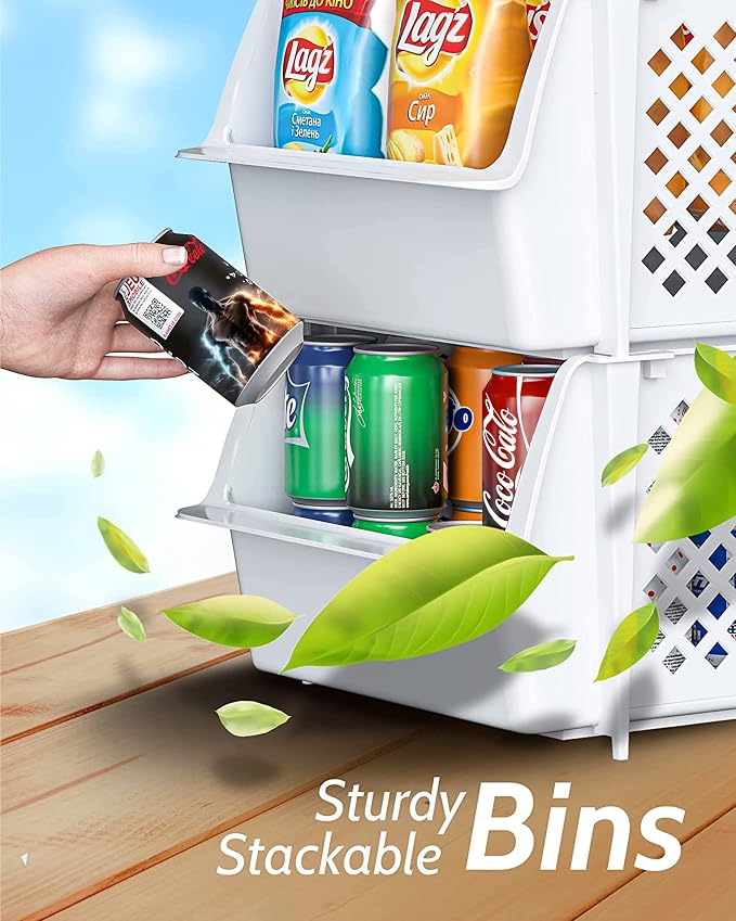 TidyFriend Plastic Stackable Bins - Image 5