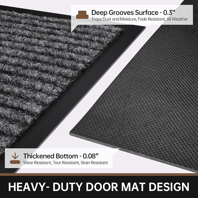 Front Door Mat, Non-Slip Welcome Mats - Image 5