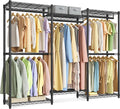 SONGMICS Heavy-Duty Clothes Rack, Garment Rack, Portable Closet, 68.7-Inch Wide by SONGMICSbySONGMICSHOME