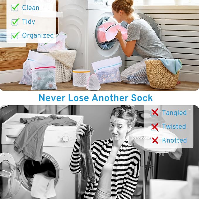 3 Pcs Mesh Laundry Bags Set for Delicates - Image 8
