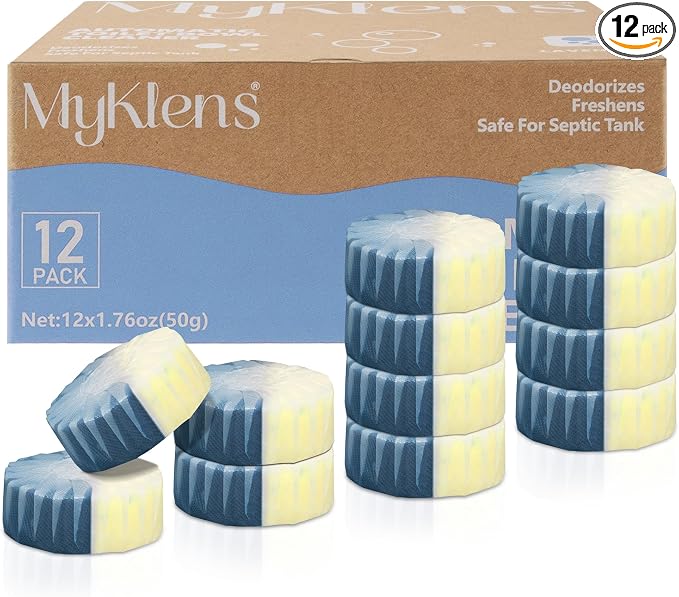 Toilet Bowl Cleaner Tablets, Automatic Toilet Bowl Cleaners, Long-Lasting by MyKlensLife