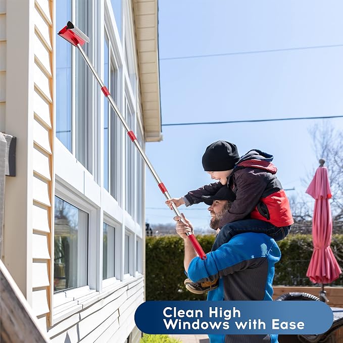 DSV Standard Window Squeegee, 2-in-1 Window Cleaner - Image 3