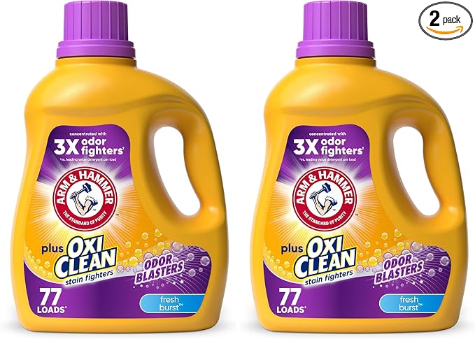 ARM & HAMMER Plus OxiClean Odor Blasters Fresh Burst, 77 Loads Liquid Laundry by ARMHAMMER